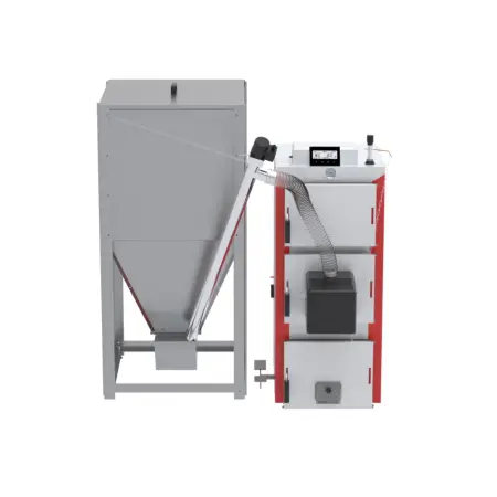 KOTŁOSPAW DrewKo Hybrid 18 kW kocioł dwupaliwowy drewno pellet (palnik Easy ROT)